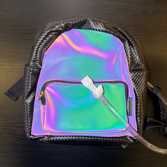 NWOT Anti-Theft Rainbow Reflective Hydration Pack main image 7